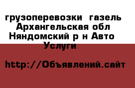 грузоперевозки  газель - Архангельская обл., Няндомский р-н Авто » Услуги   